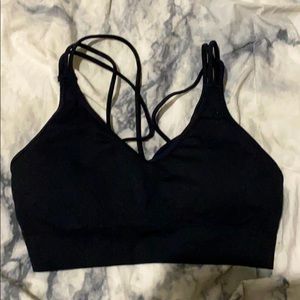 Black sports bra